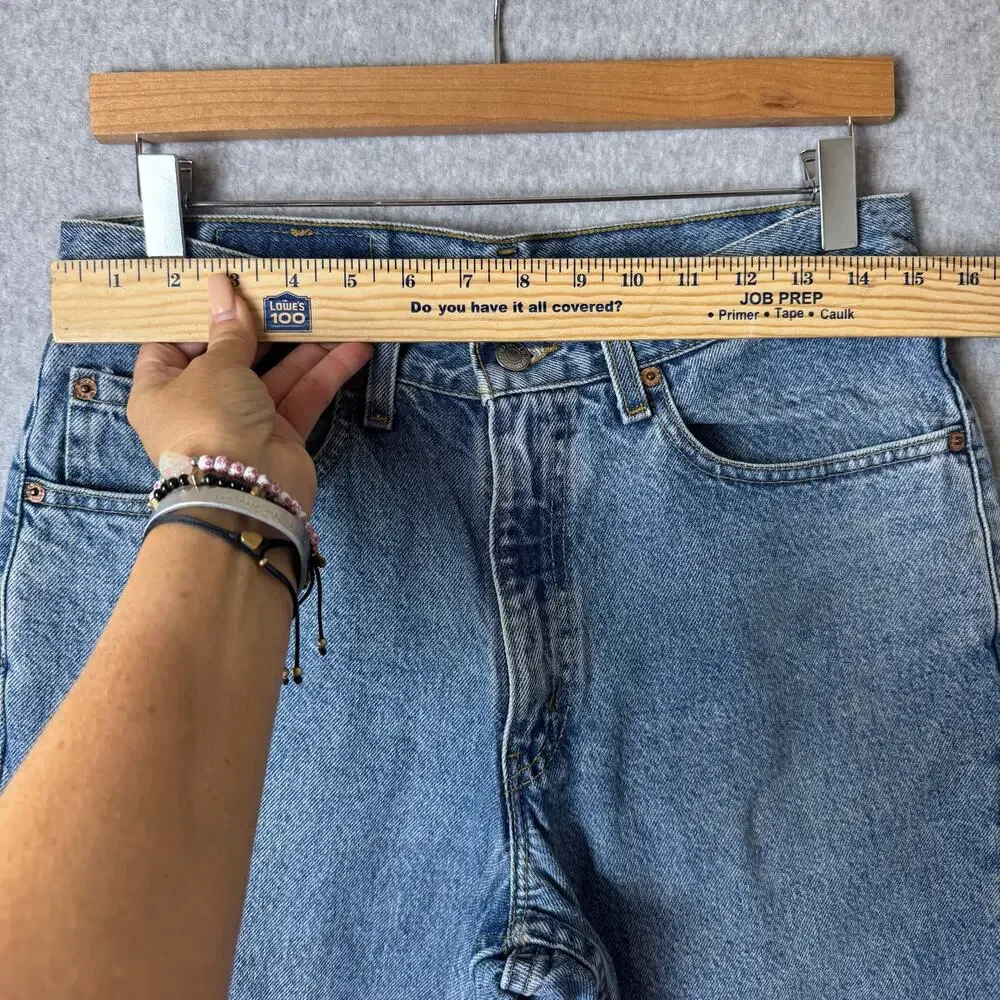 Vintage Levi's 550 Jeans Mens Relaxed Fit Ridged Denim Classic Western Retro